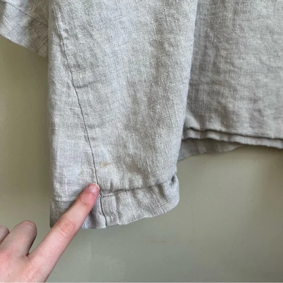 linenfox 100% linen kimono jacket - Picture 12 of 12